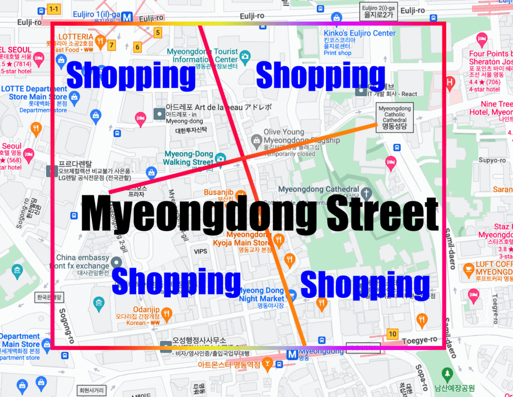 Myeongdong shopping street